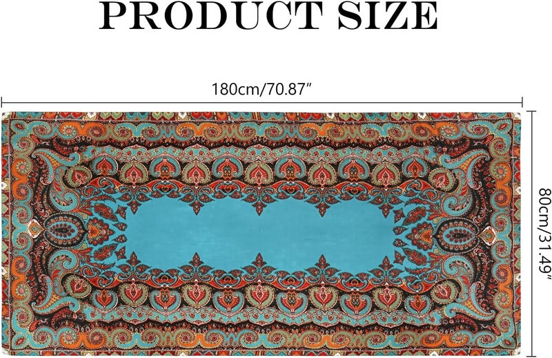 GERINLY Silk Feel Long Scarf for Men, Lightweight Business Dress Shawl Wraps Gentlemen, European Style Suit Scarves - Image 2